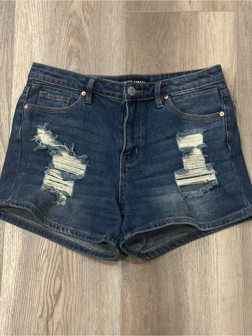Almost Famous Distressed Jean Shorts